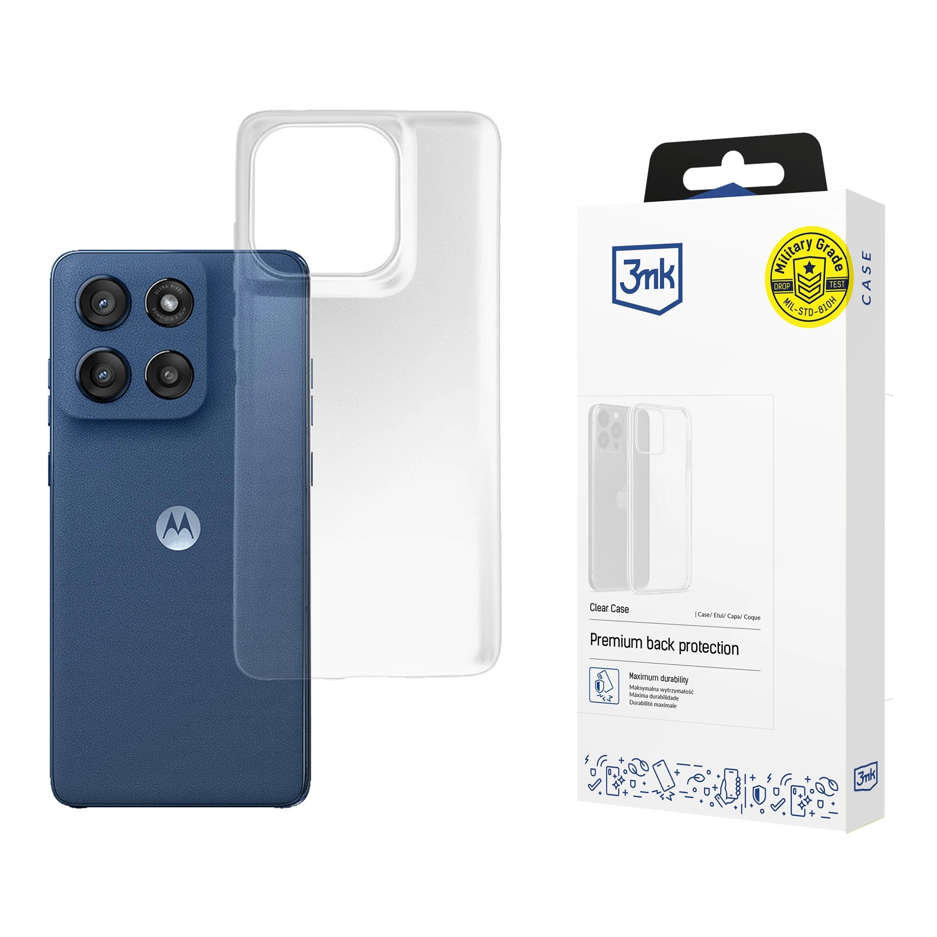 Etui 3MK Clear Case do Motorola