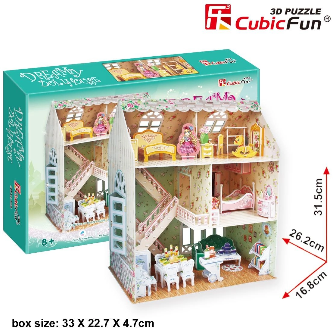 CUBICFUN 3D dėlionė (vidutinė) "Lėlių