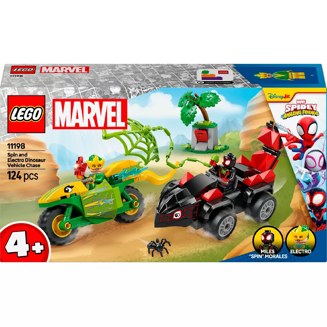 LEGO® Marvel Suktukas ir Elektro dinozauro
