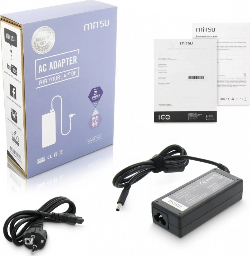 Zasilacz do laptopa Mitsu 65 W