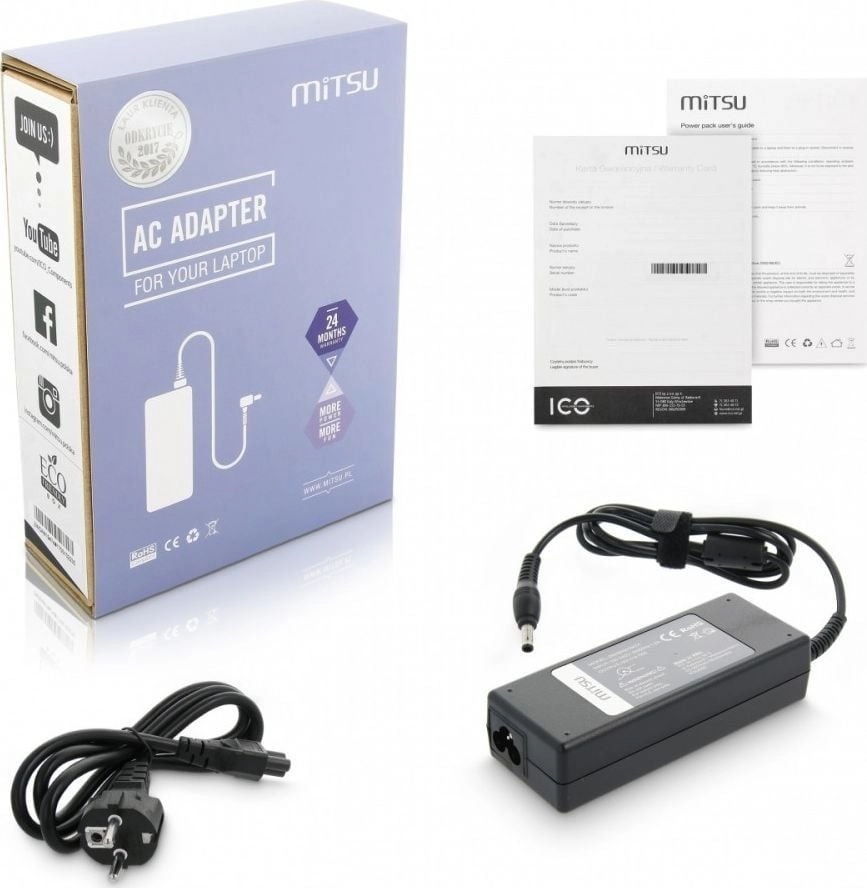 Zasilacz do laptopa Mitsu 90 W