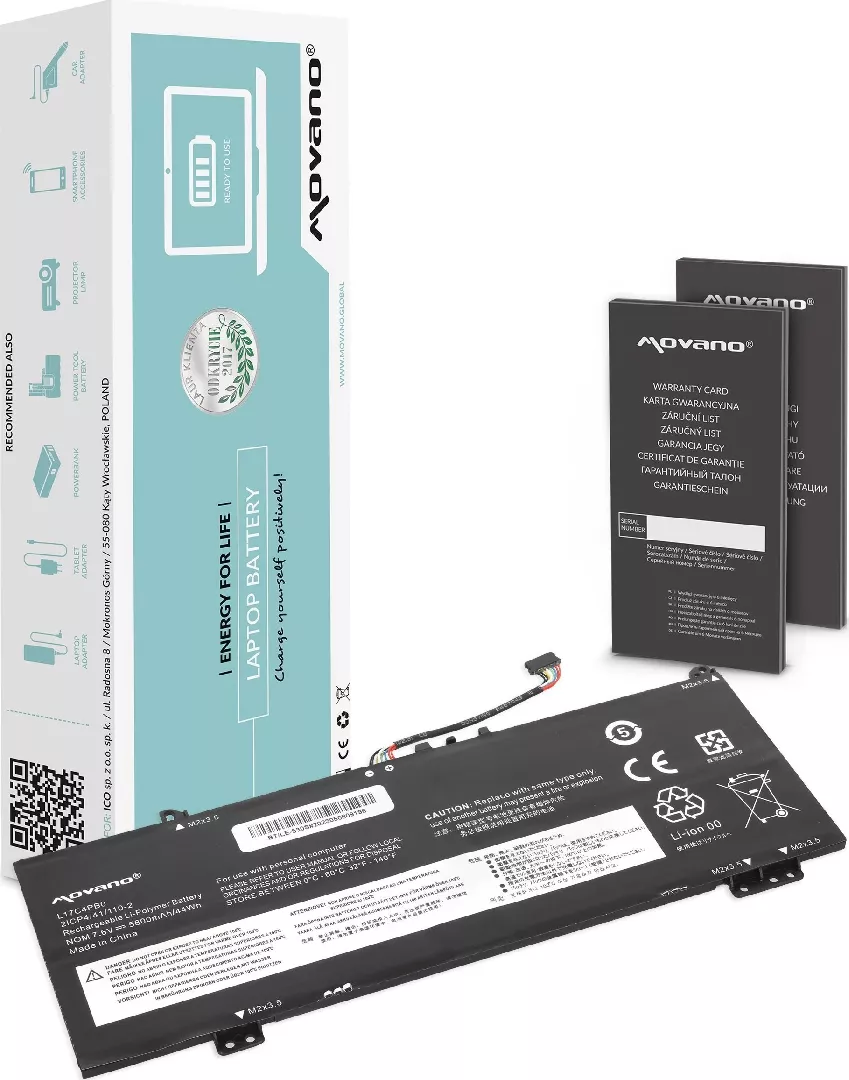 Bateria Movano Bateria L17C4PB0 L17M4PB0 do