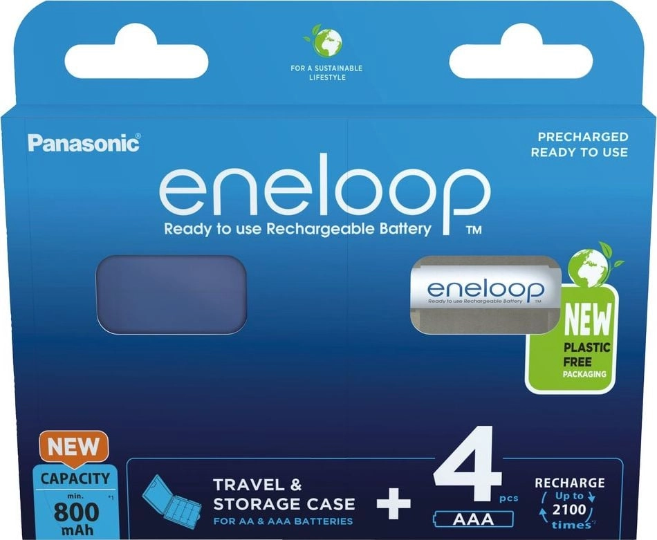 Rechargeable batteries PANASONIC ENELOOP AAA 800