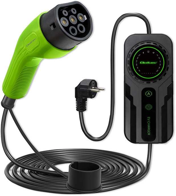 Qoltec Mobile EV Charger with 2-in-1