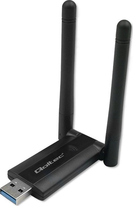 Qoltec Szybki bezprzewodowy Adapter USB DUAL