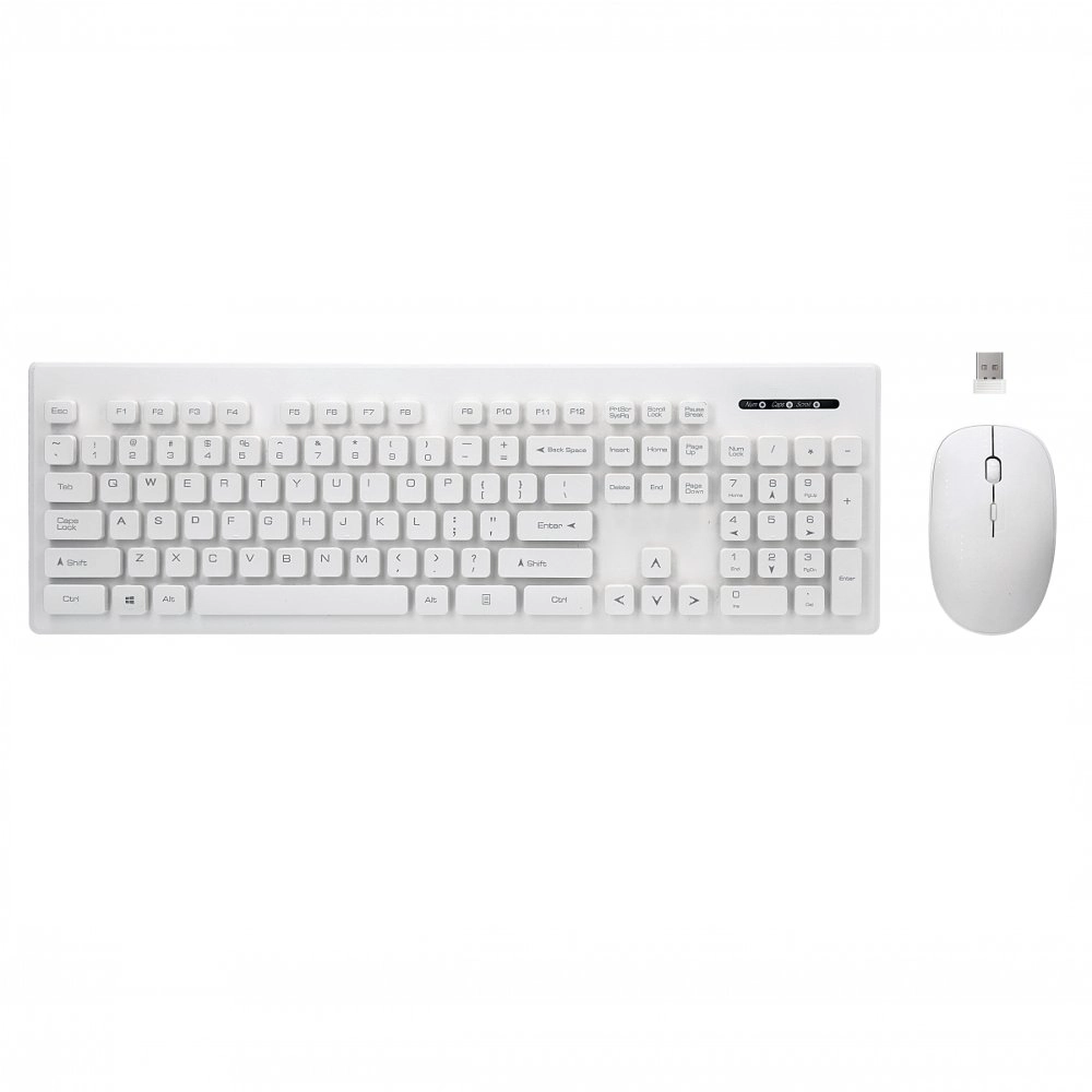 Rebeltec WHITERUN Wireless Set Keyboard +