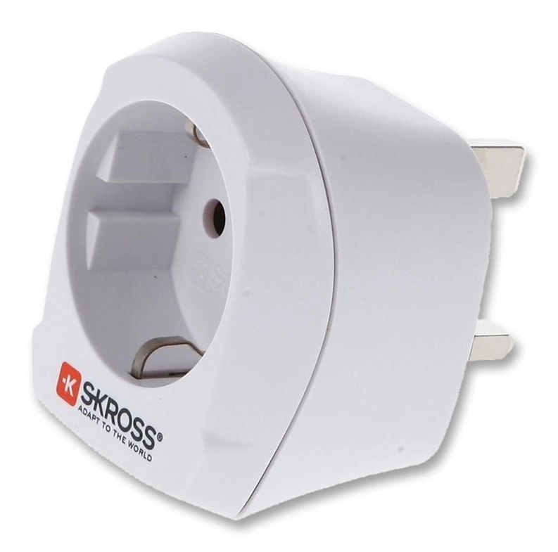 Travel adapter EUR -- UK Skross