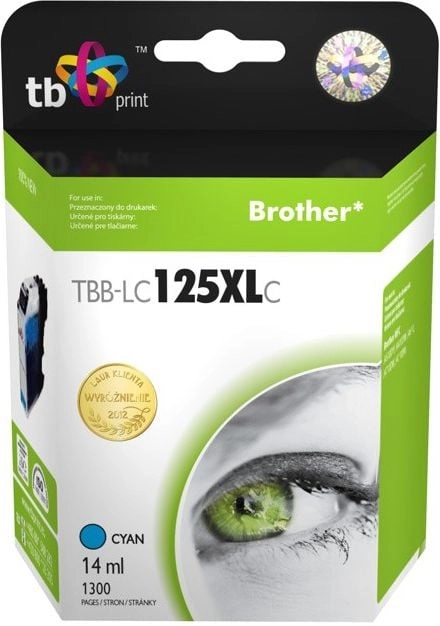 Tusz do Brother LC125XL Cyan TBB-LC125XLC