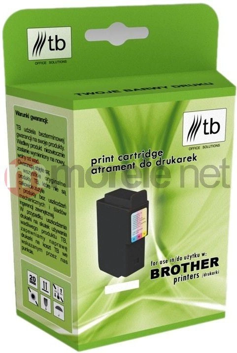 Tusz TBB-LC1000CY (Brother LC1000CY) Błękitny 100%
