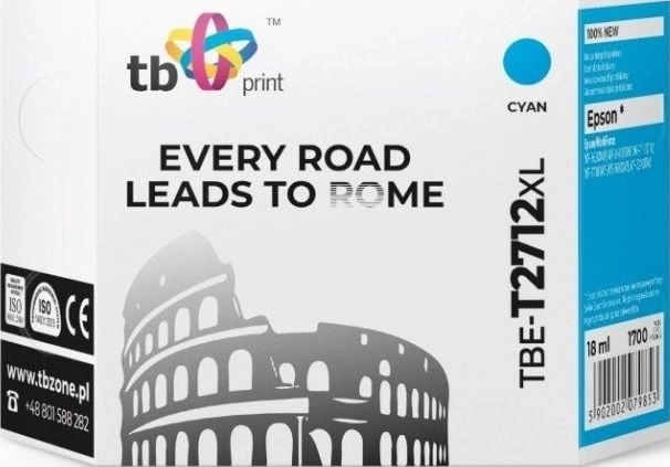 Ink for Epson WF-3620 TBE-T2712XL CY