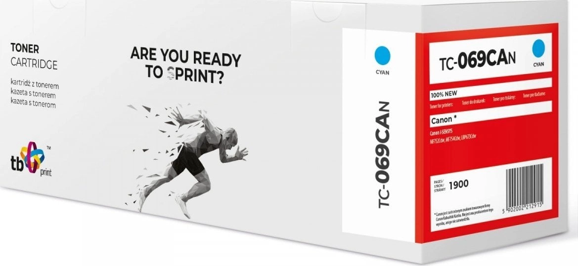 Toner do Canon MF752 CRG069 TC-069CAN