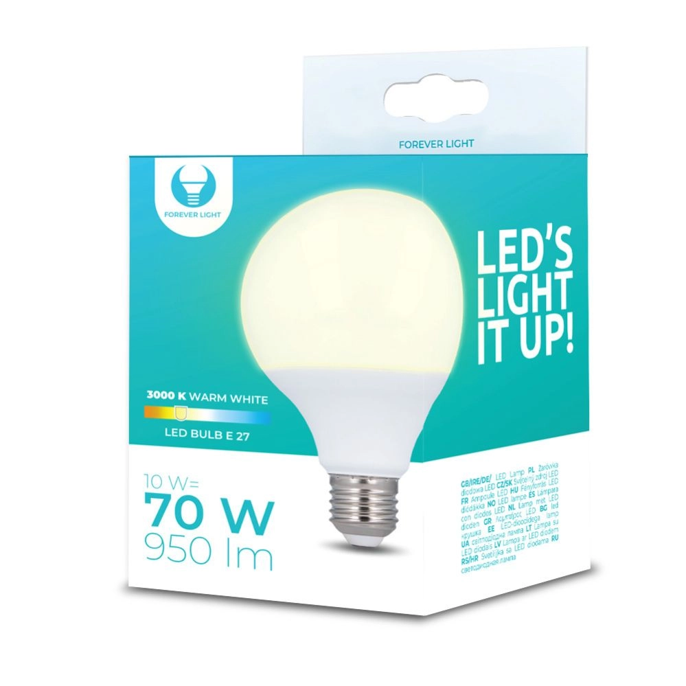 LED Bulb E27 G95 10W 230V