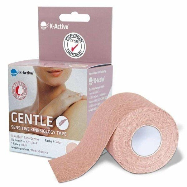 K-ACTIVE Gentle kinezioloģiskais teips jutīgai ādai