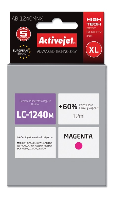 Activejet AB-1240MNX ink (replacement for Brother
