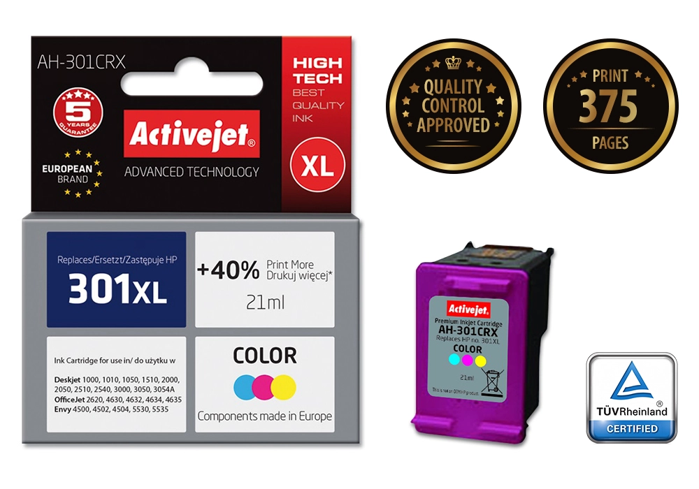 Activejet AH-301CRX ink (replacement for HP
