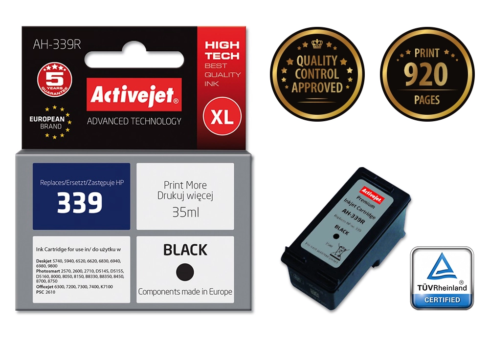 Activejet AH-339R ink (replacement for HP