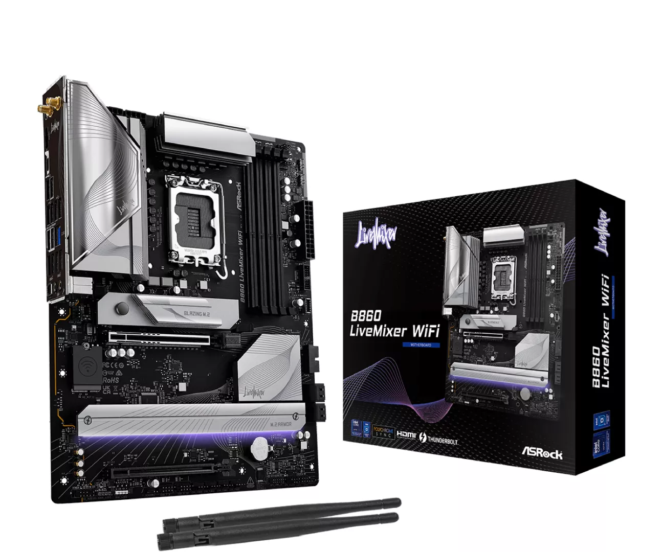 Asrock B860 LiveMixer WiFi Intel B860