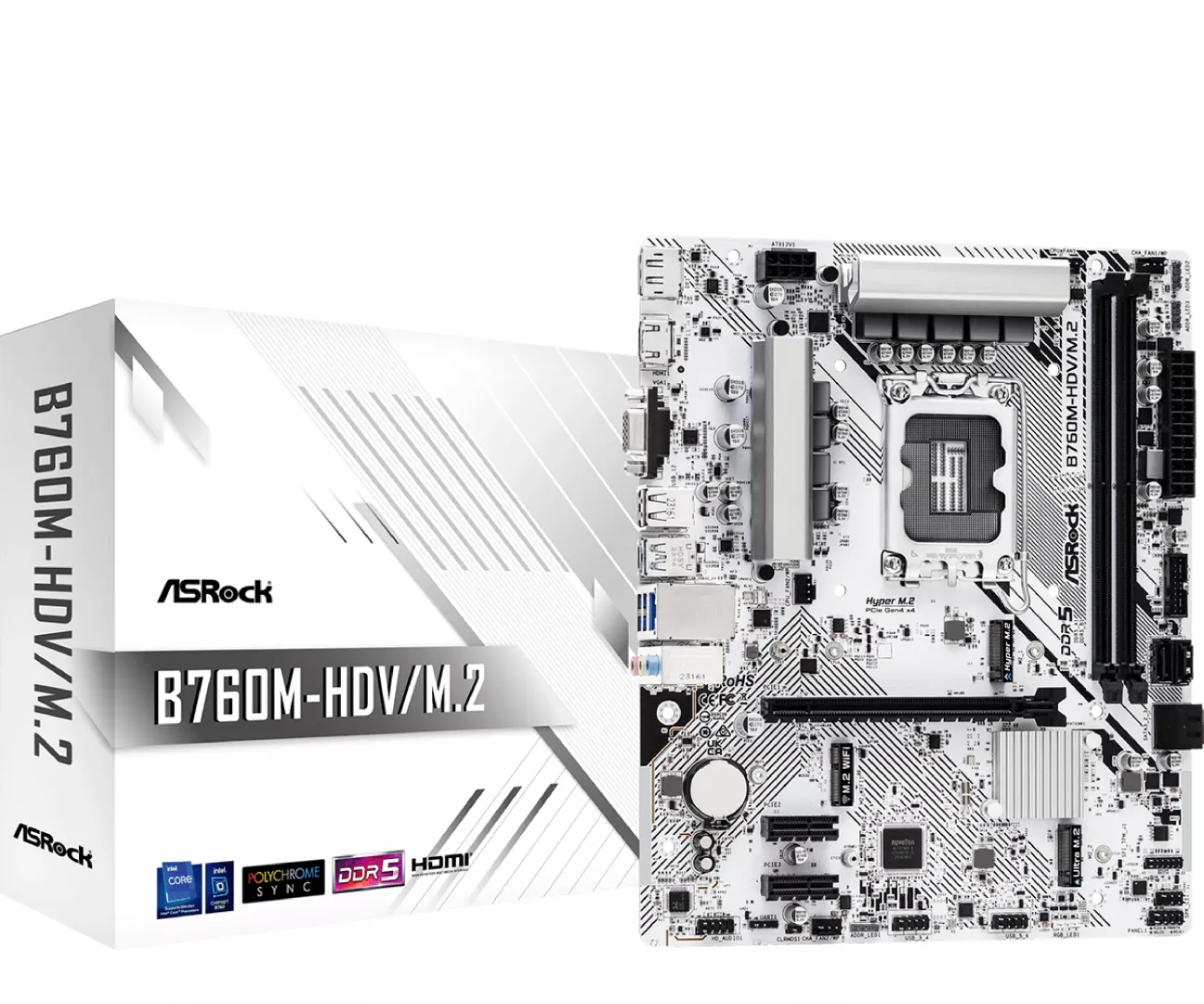 Asrock B760M-HDV/M.2 motherboard Intel B760