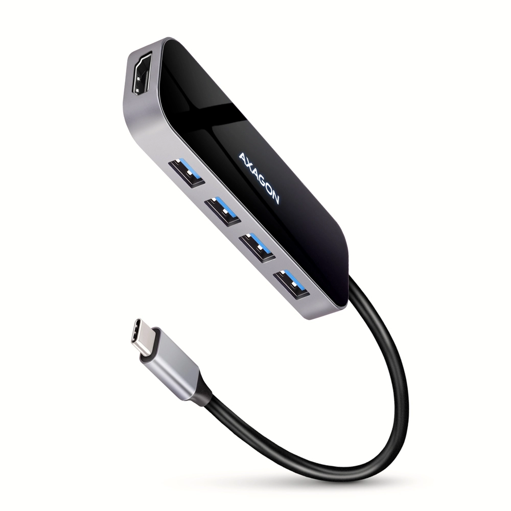 Axagon HMC-6H4A laptop dock/port replicator Wired