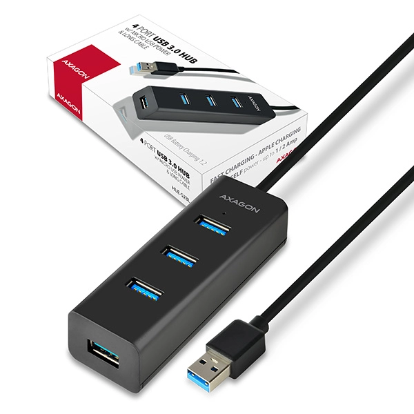 Axagon HUE-S2BL interface hub USB 3