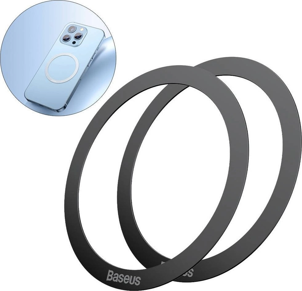 Baseus Pierścień magnetyczny Halo MagSafe czarny