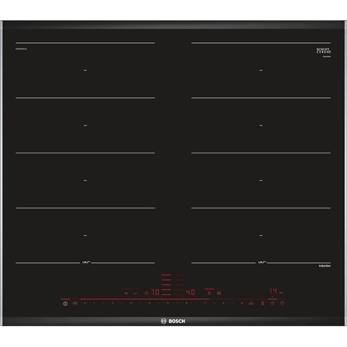 Bosch PXX675DC1E hob Black  Stainless steel
