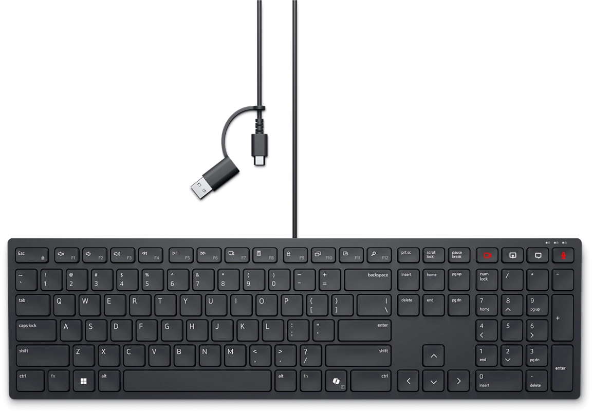 DELL KB525C keyboard Office USB QWERTY