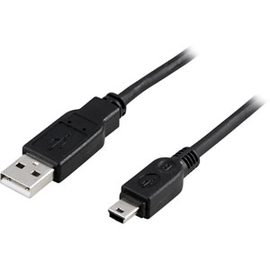 Deltaco USB 2.0 Cable A/mini