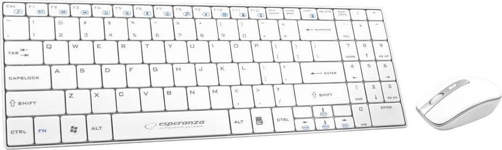 Belaidis rinkinys Esperanza EK122W Liberty USB