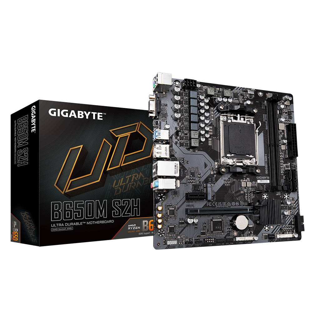 GIGABYTE B650M S2H Motherboard - AMD
