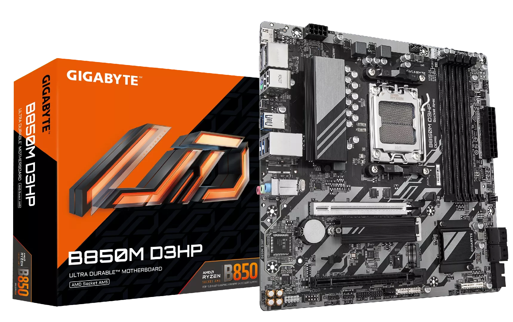 GIGABYTE B850M D3HP Motherboard - AMD