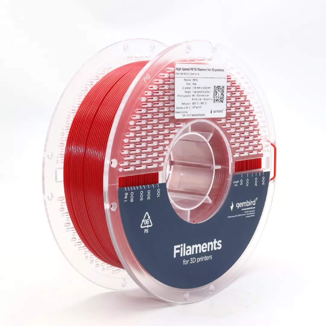 3D Drukas Elementi Gembird PETG Red
