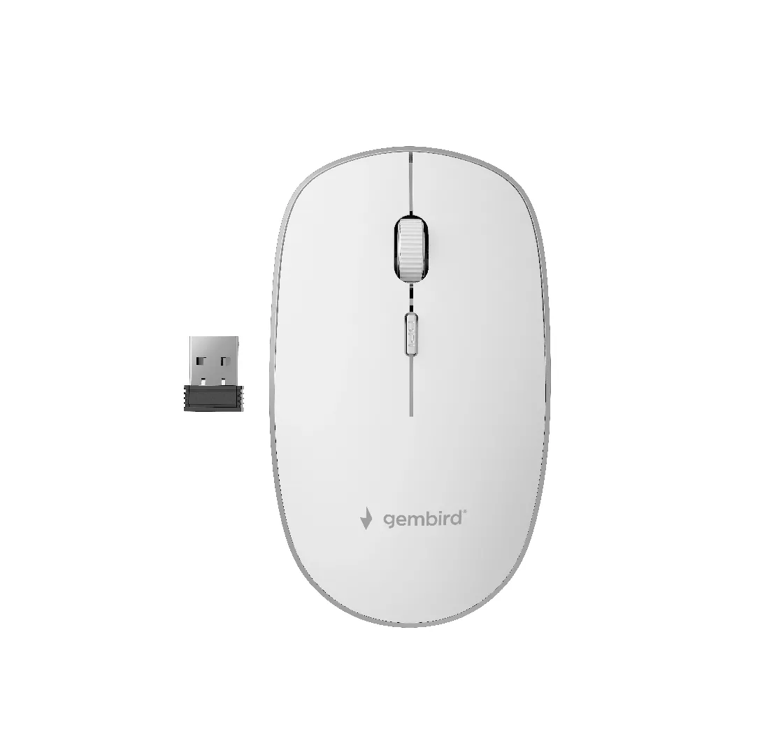 Gembird MUSW-4B-01-W mouse Office Ambidextrous RF