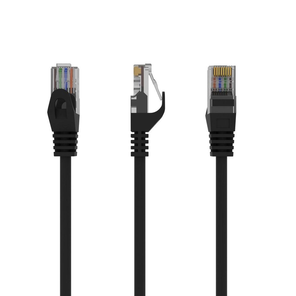 Gembird PP6U-2M/BK networking cable Black Cat6