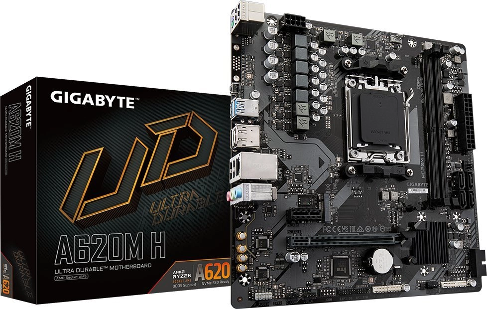 GIGABYTE Motherboard A620M H - Micro-ATX