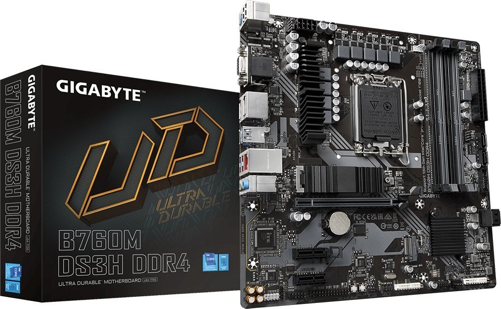 Gigabyte B760M DS3H DDR4 motherboard Intel