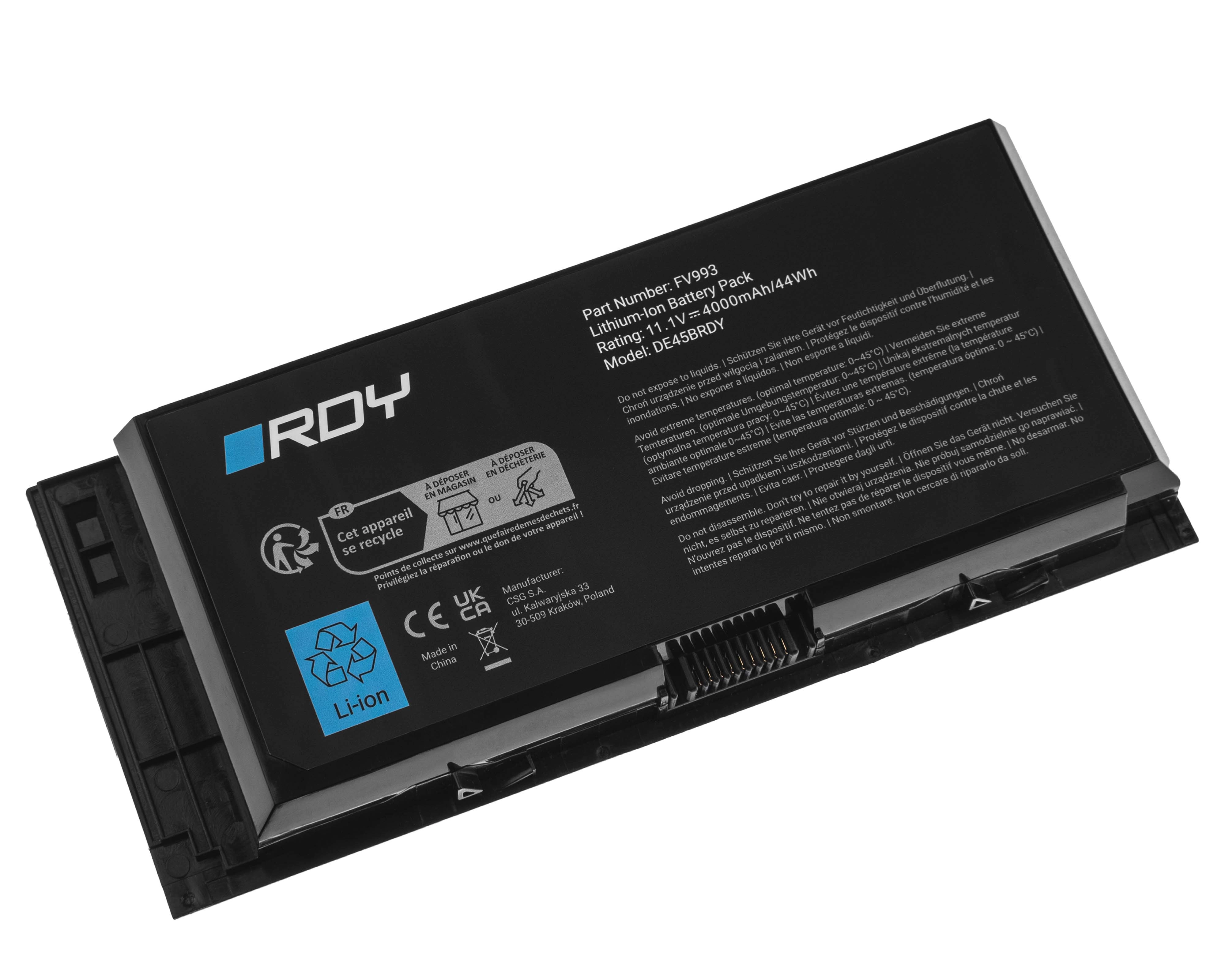Battery RDY FV993 to Dell Precision