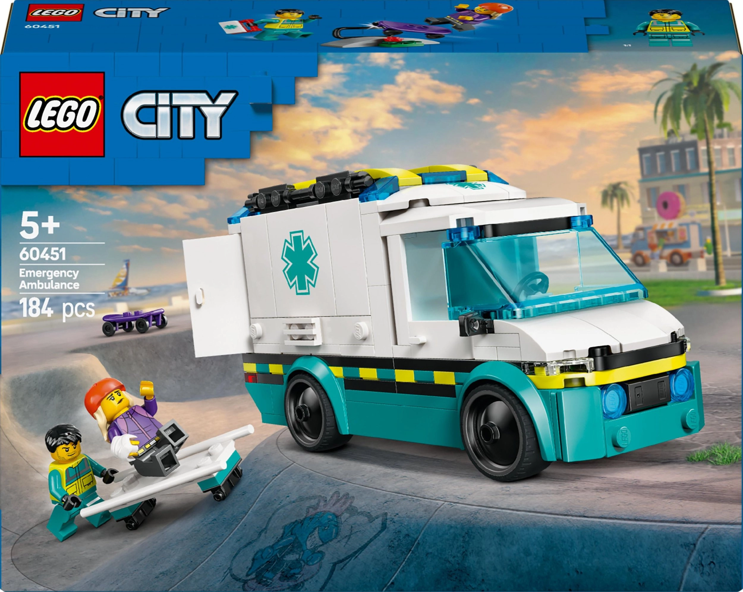 TOY CONSTRUCT EMERGENCY AMBULANCE 60451 60451