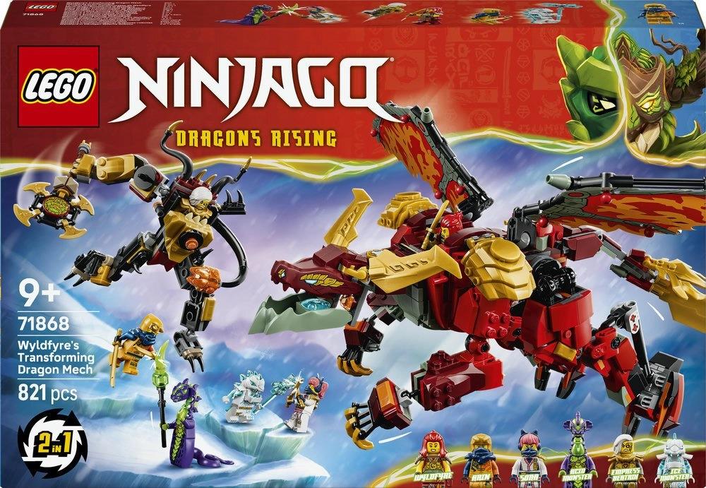 LEGO Ninjago 71868 – Wyldfyren muuntautumiskykyinen
