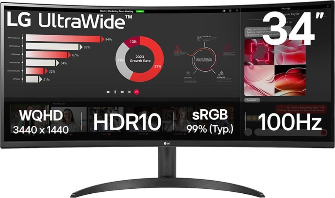 Monitor LG UltraWide 34WR50QK-B 34WR50QK-B.AEU