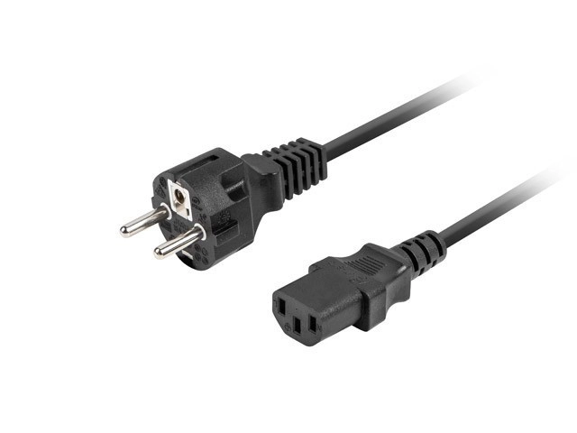 Lanberg CA-C13C-14CC-0018-BK power cable Black 1