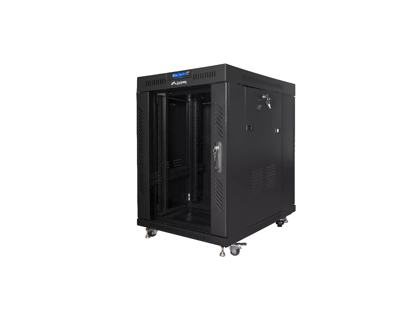 Lanberg FF01-8015-12BL rack cabinet 15U Freestanding