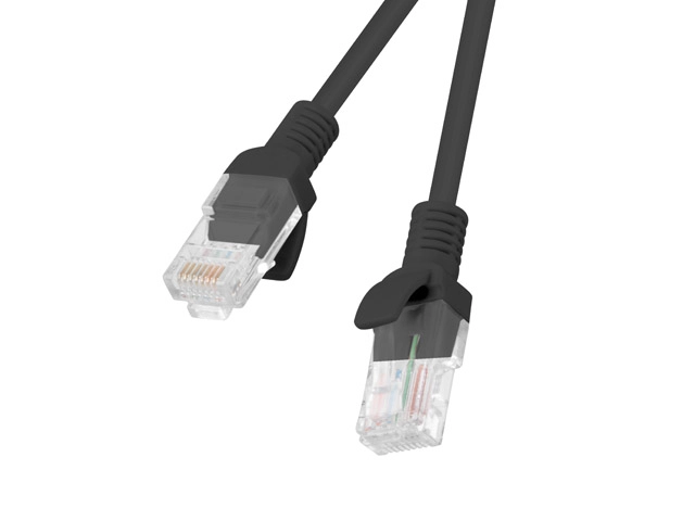 Lanberg PCU6-10CC-0025-BK networking cable Black 0