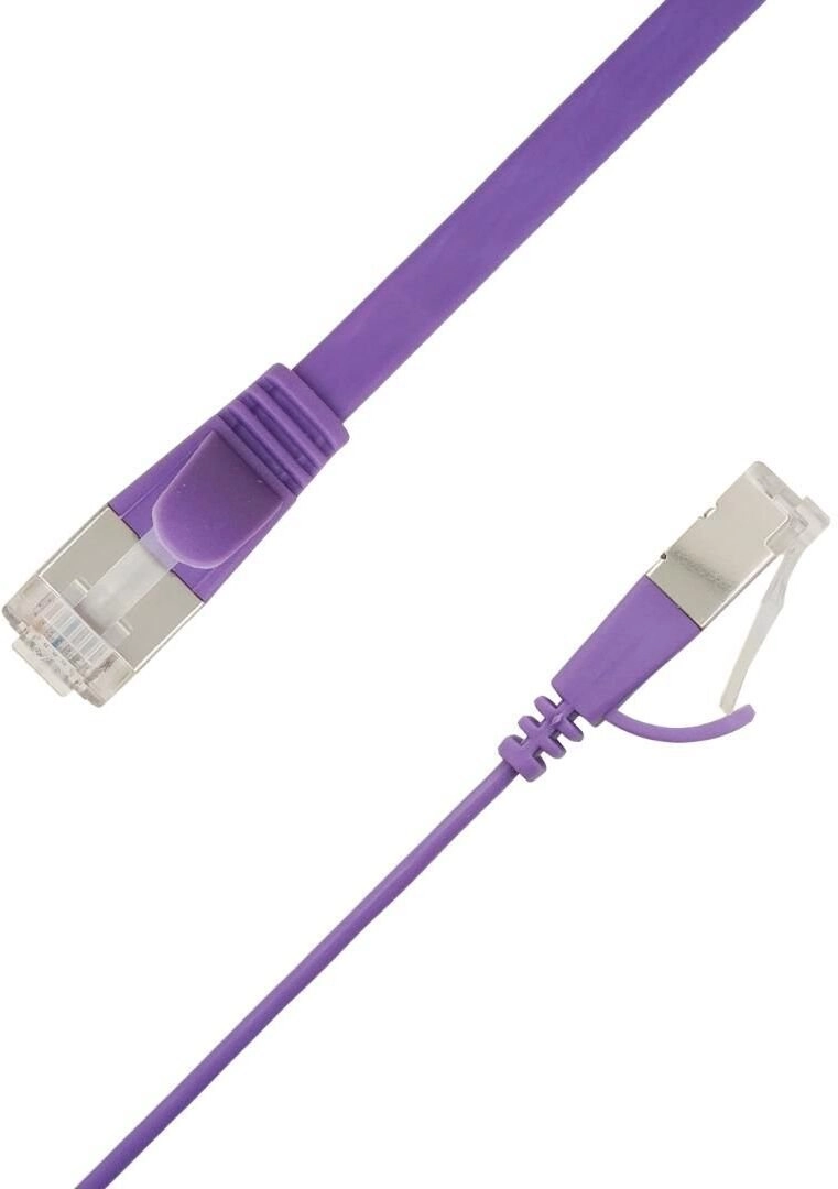 M-CAB Flat U/FTP Cat6A Purple 0