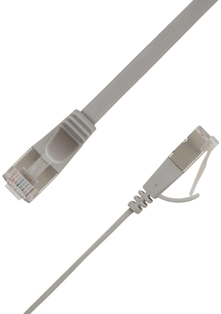 M-CAB Flat U/FTP Cat6A Grey 1