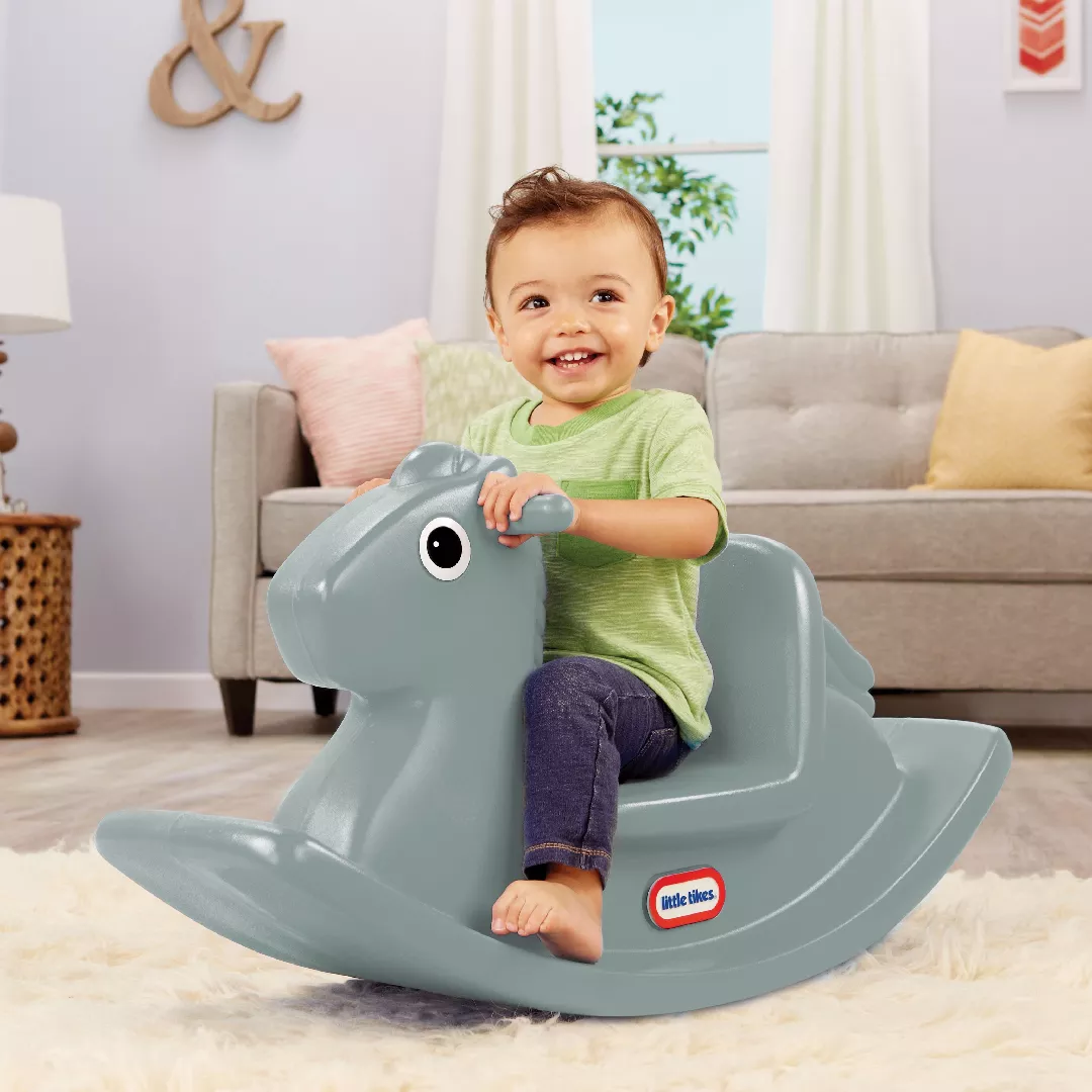 Little Tikes Rocking Horse Lt GraySingle