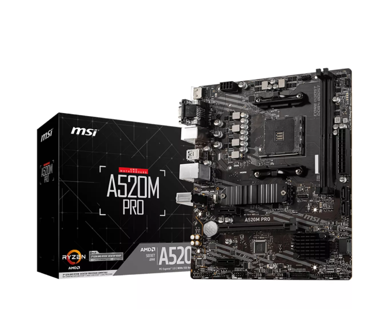 MSI A520M PRO motherboard AMD A520