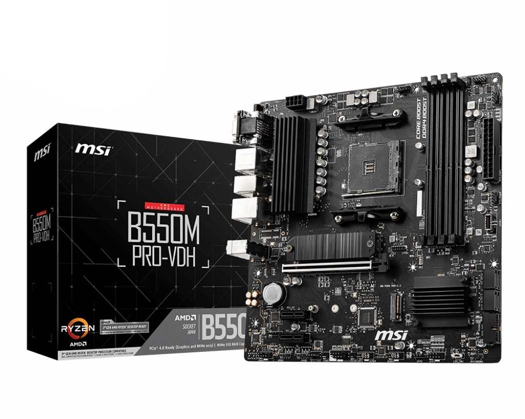 MSI B550M PRO-VDH motherboard AMD B550