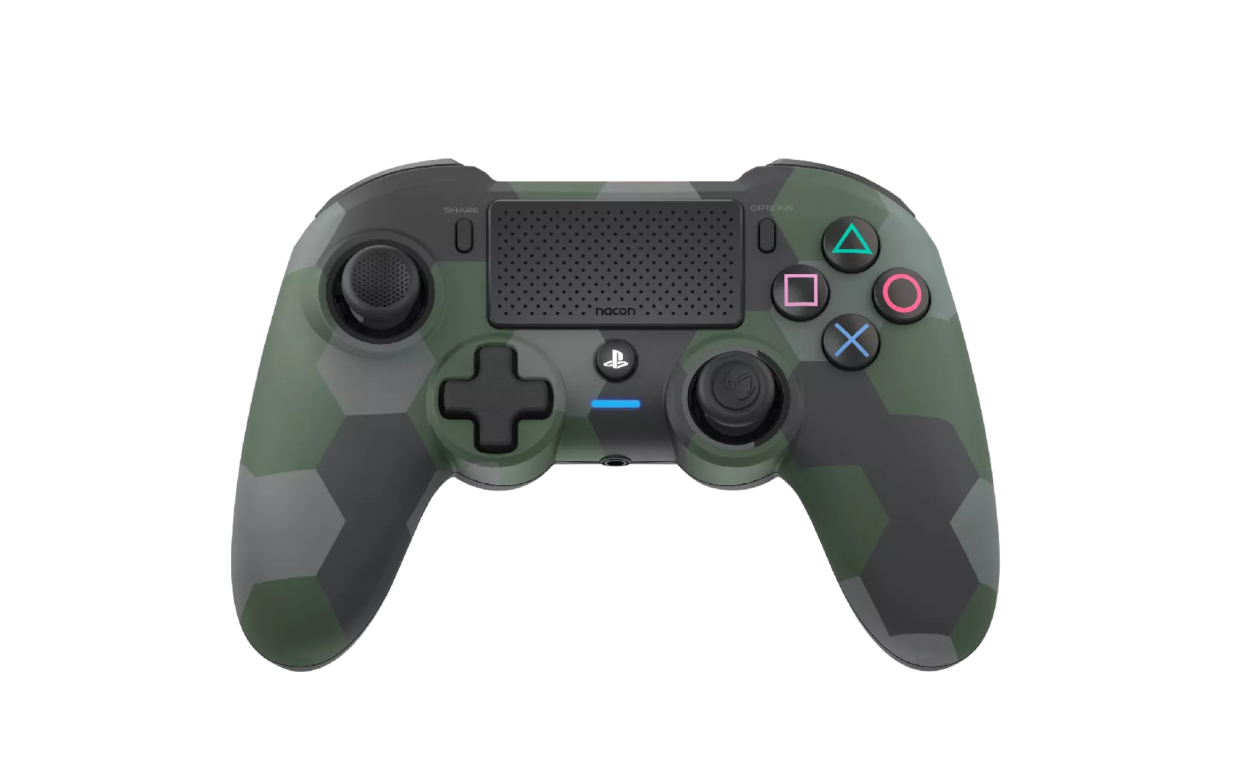 NACON Asymmetric Camouflage Green Bluetooth Gamepad
