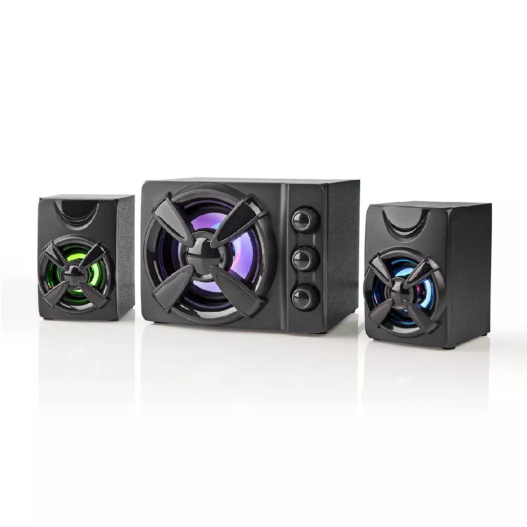 Nedis GSPR31021BK loudspeaker 2-way Black Wired